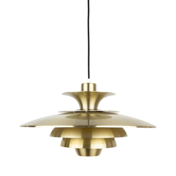 Danish vintage pendant lamp Verona by Kurt Wiborg, Jeka, 1980s