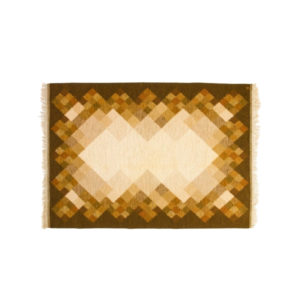 Scandinavian 20th century modern rug by Britta Swefors. 233 X 167 cm (91.73 X 65.75 in)