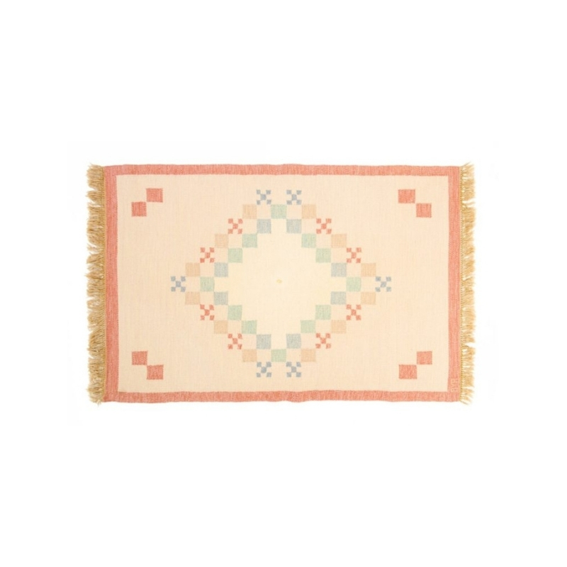 Scandinavian mid-century rug by Anne-Marie Boberg. 208 X 137 cm (81.89 X 53.94 in).
