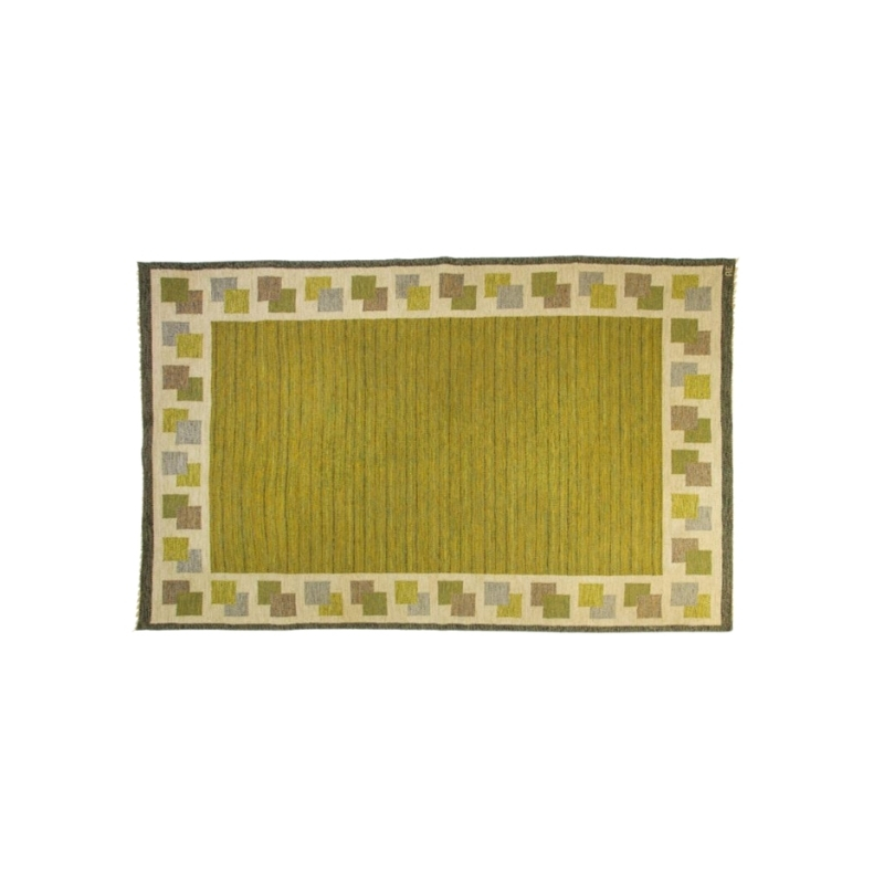 Scandinavian mid-century rug, signed. 300 cm X 195 cm (118.11 x 76.77 in)