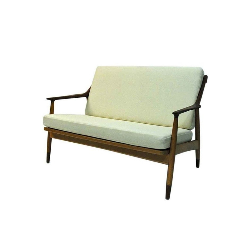 Danish 2-seated loveseat sofa by Kurt Østervig for Jason Møbler 1950s