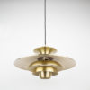 Danish vintage pendant lamp Verona by Kurt Wiborg, Jeka, 1980s
