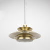 Danish vintage pendant lamp Jeka by Kurt Wiborg, Denmark, 1980s