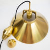Vintage Danish Model P295 Ceiling Lamp by Fritz Schlegel for Lyfa, 1960s Vintage Danish Model P295 Ceiling Lamp by Fritz Schlegel for Lyfa, 1960s