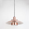 Vintage Danish Pendant Lamp by Kurt Wiborg for Jeka Metaltryk, 1980s