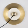 Danish vintage pendant lamp Jeka by Kurt Wiborg, Denmark, 1980s