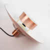 Vintage Danish Pendant Lamp by Kurt Wiborg for Jeka Metaltryk, 1980s