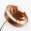 Danish mid-century pendant lamp Roulet by Jo Hammerborg, Fog og Morup, Denmark, 1960s
