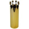 Brass Crown vase by Pierre Forssell for Skultuna, Sweden 1950s