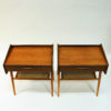 Teak pair of midcentury night or side tables -Sweden 1950s