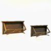 Swedish Wall mounted dark wood Valet by Per Granebo AB 1970s, pcs
