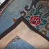 Handmade antique American hooked rug 2' x 3' ( 62cm x 92cm ) 1920s - 1C15