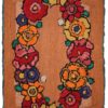 Handmade vintage American hooked rug 2' x 3' ( 61cm x 91cm ) 1940 - 1C21