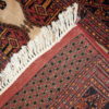 Handmade vintage Turkmen rug 2.8' x 4' ( 87cm x 123cm ) 1950s - 1C232