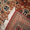 Handmade vintage Turkish rug 4.1' x 6.1' ( 126cm x 187cm ) 1970s - 1C241