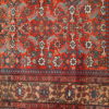 Handmade antique Persian Hamadan rug 4.1' x 6.5' ( 126cm x 200cm ) 1920 - 1C276