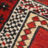 Hand made antique Uzbek Gulyam rug 3.4' x 5.5' ( 104cm x 170cm ) 1920 - 1C278