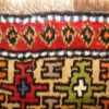 Hand made antique Turkish Anatolian rug 3.5' x 6.8' ( 107cm x 207cm ) 1920 - 1C282