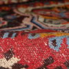 Handmade vintage Persian Bakhtiari rug 3.7' x 4.9' ( 114cm x 152cm ) 1970 - 1C315