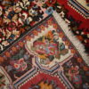Handmade vintage Persian Bakhtiari rug 3.7' x 4.9' ( 114cm x 152cm ) 1970 - 1C315