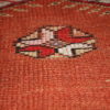 Handmade antique prayer Turkish Melas rug 4' x 6.3' ( 123cm x 192cm) 1920s - 1C316