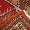 Handmade antique prayer Turkish Melas rug 4' x 6.3' ( 123cm x 192cm) 1920s - 1C316