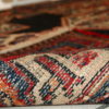 Handmade antique Persian Hamadan rug 3.9' x 5.9' ( 120cm x 180cm ) 1920s - 1C321