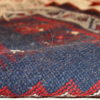 Handmade vintage Turkish Anatolian rug 2.8' x 4.7' ( 87cm x 145cm ) 1970s - 1C325