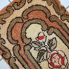 Handmade antique American hooked rug 1,6' x 2,10' ( 49cm x 91cm ) 1920s - 1C335