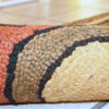 Handmade antique American hooked rug 1,6' x 2,10' ( 49cm x 91cm ) 1920s - 1C335