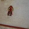 Handmade vintage Persian Gabbeh rug 4.6' x 7' ( 140cm x 215cm ) 1960 - 1C344