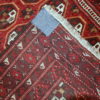 Handmade antique prayer Afghan Adraskand rug 2,7' x 3,7' ( 82cm x 115cm ) 1920 - 1C346