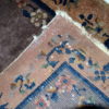 Handmade antique art deco Chinese rug 2.2' x 3.7' ( 67cm x 114cm) 1920 - 1C354