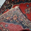 Handmade antique collectible Persian Tabriz double mat rug 1.7' x 4.7' ( 52cm x 143cm ) 1920s - 1C356