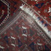 Handmade antique Afghan Baluch rug 3.3' x 5.6' ( 100cm x 170cm ) 1920s - 1C357