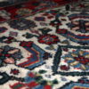 Handmade vintage Indian Agra rug 2.3' x 4.5' ( 70cm x 137cm ) 1970s - 1C377