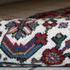 Handmade vintage Indian Agra rug 2.3' x 4.5' ( 70cm x 137cm ) 1970s - 1C377