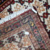 Handmade vintage Persian Hamadan runner 2.6' x 6.8' ( 80cm x 207cm ) 1960s - 1C378