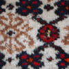 Handmade vintage Persian Hamadan runner 2.6' x 6.8' ( 80cm x 207cm ) 1960s - 1C378