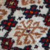 Handmade vintage Persian Hamadan runner 2.6' x 6.8' ( 80cm x 207cm ) 1960s - 1C378