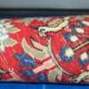 Handmade vintage Persian Tabriz mat 1.5' x 1.7' ( 46cm x 54cm ) 1950s - 1C383