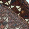 Handmade antique collectible Persian Kurdish horse tail decoration 0.5' x 2.7' (17cm x 82cm ) 1920s - 1C395