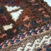 Handmade antique collectible Persian Kurdish horse tail decoration 0.5' x 2.7' (17cm x 82cm ) 1920s - 1C395