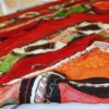 Handmade vintage Uzbek Suzani patchwork 4,2' x 7,4' ( 129cm x 227cm ) 1960 - 1C46