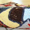 Handmade vintage American hooked rug 1.10' x 3' ( 59cm x 91cm ) 1980 - 1C63 Handmade vintage American hooked rug 1.10' x 3' ( 59cm x 91cm ) 1980 - 1C63