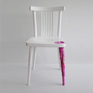 Kintsugi Anna ter Haar chair pink paw