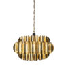 Rare brass pendant lamp by Thorsten Orrling, Hans-Agne Jakobsson, Sweden, 1960s