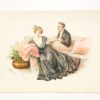 Serie of 4 engravings : "Galante Scenes 1900 " by A. WALDEMAR Serie of 4 engravings : "Galante Scenes 1900 " by A. WALDEMAR