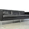 Modern 3-seater leather sofa by Kho Liang Ie for Artifort, 1980s Netherlands