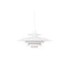 Danish vintage pendant lamp Sofie by Kurt Wiborg, Jeka, 1980s